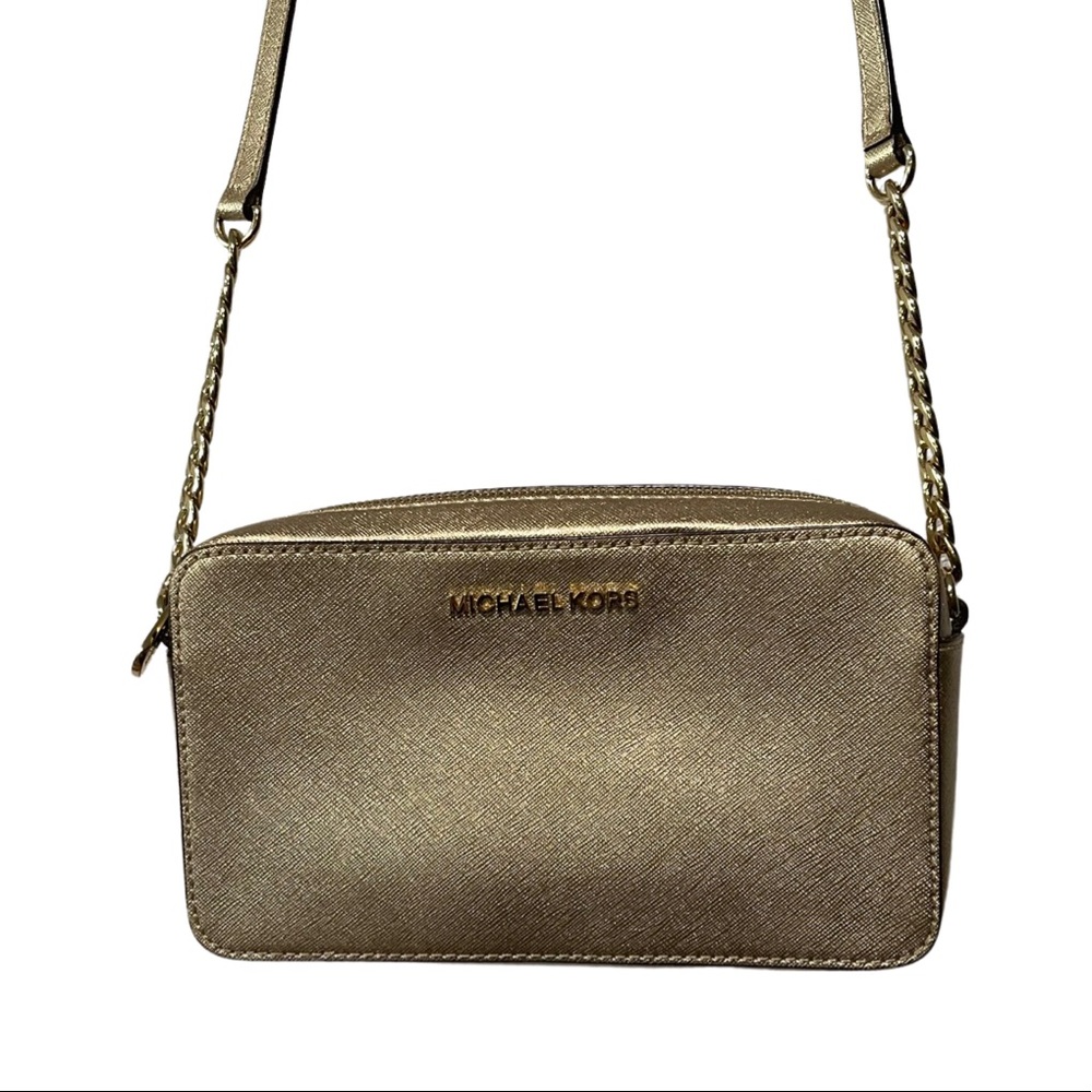 Michael Kors Gold Chain Crossbody